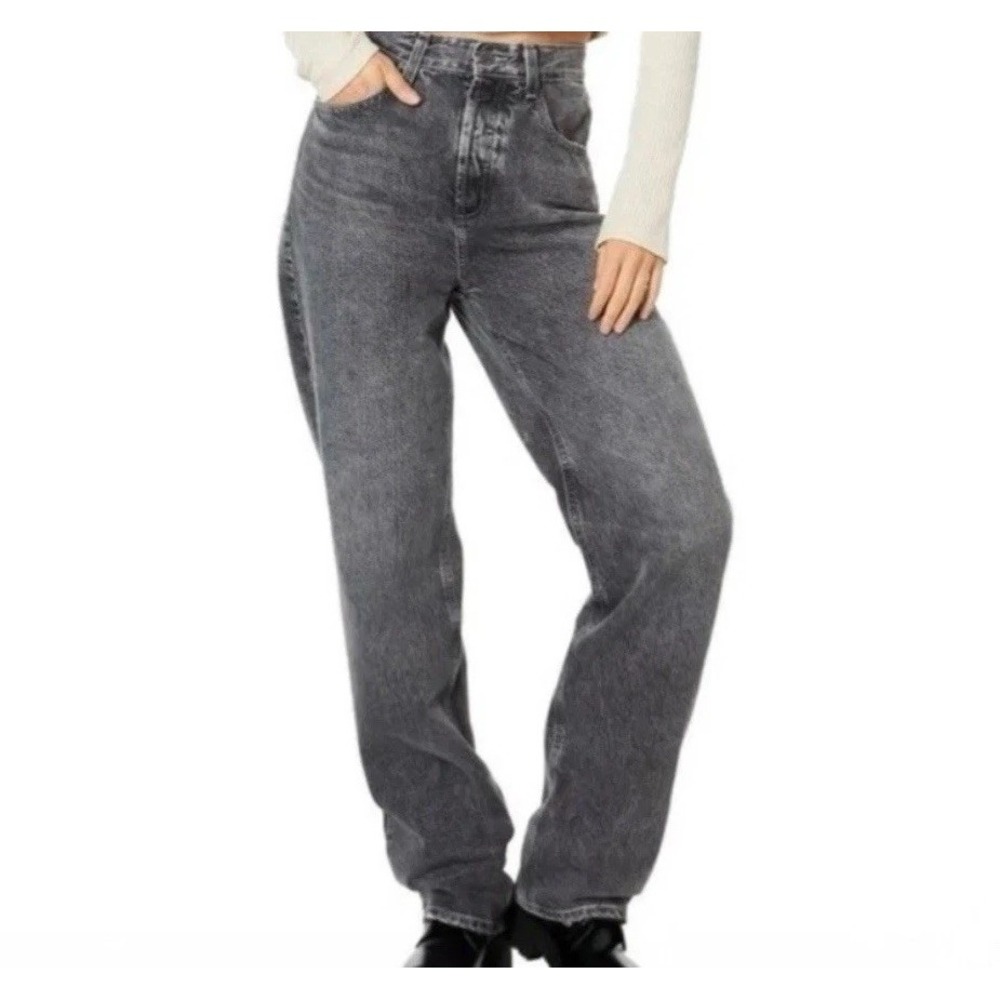 AG‎ Adriano Goldschmied Clove Relaxed Vintage Straight Blk Grey Jeans Sz 23 #19